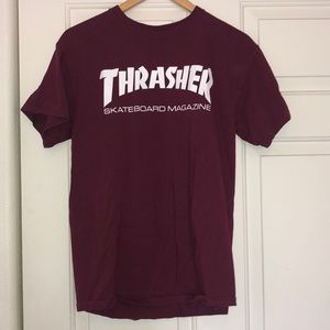 Maroon thrasher T-shirt